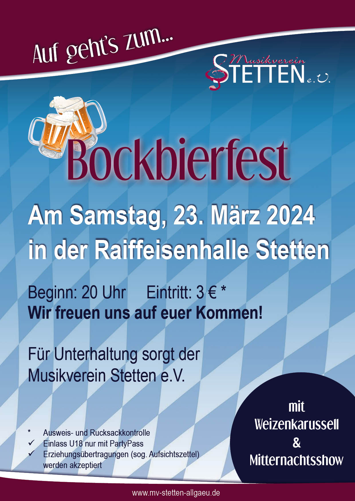 Flyer Bockbierfest 2024